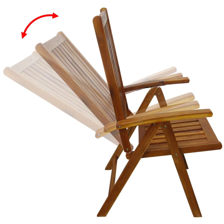 Set Mobilier De Exterior, 7 Piese, Lemn Masiv De Acacia