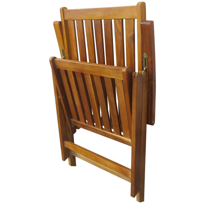 Set Mobilier De Exterior, 7 Piese, Lemn Masiv De Acacia