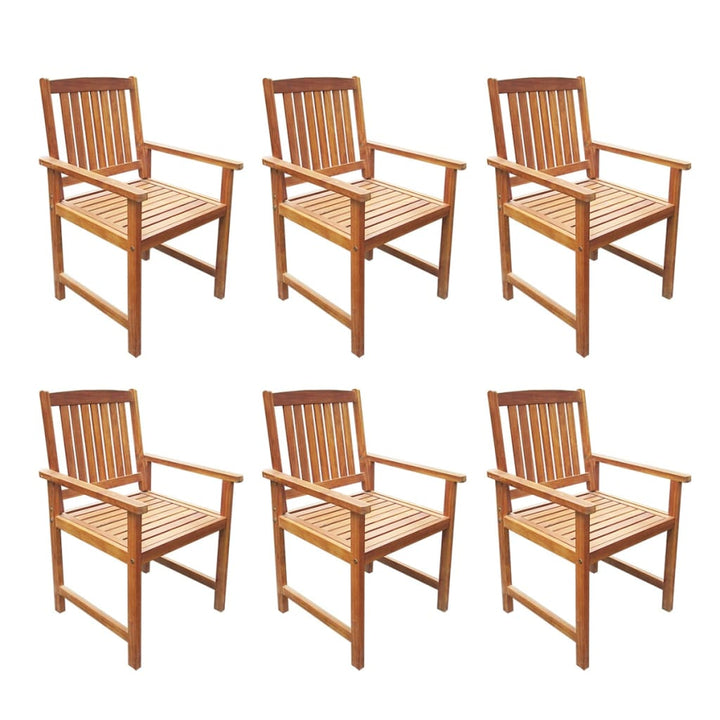 Set Mobilier De Exterior, 7 Piese, Lemn Masiv De Acacia