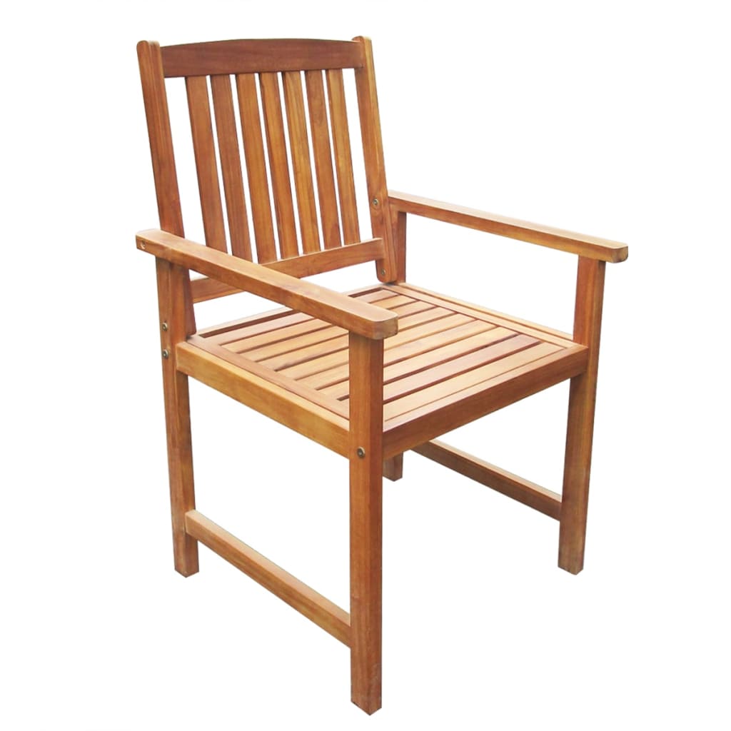 Set Mobilier De Exterior, 7 Piese, Lemn Masiv De Acacia
