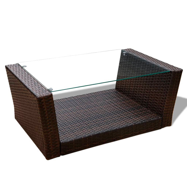 Set Mobilier De Grădină Cu Perne, 4 Piese, , Poliratan