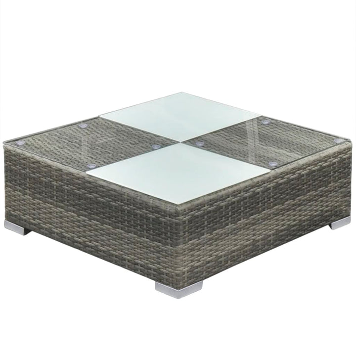 Set Mobilier De Grădină Cu Perne, 5 Piese, , Poliratan