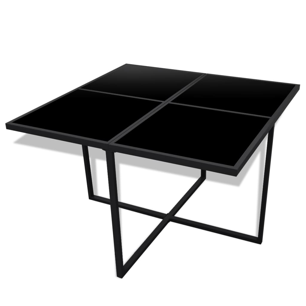 Set Mobilier De Exterior Cu Perne, 9 Piese, , Poliratan