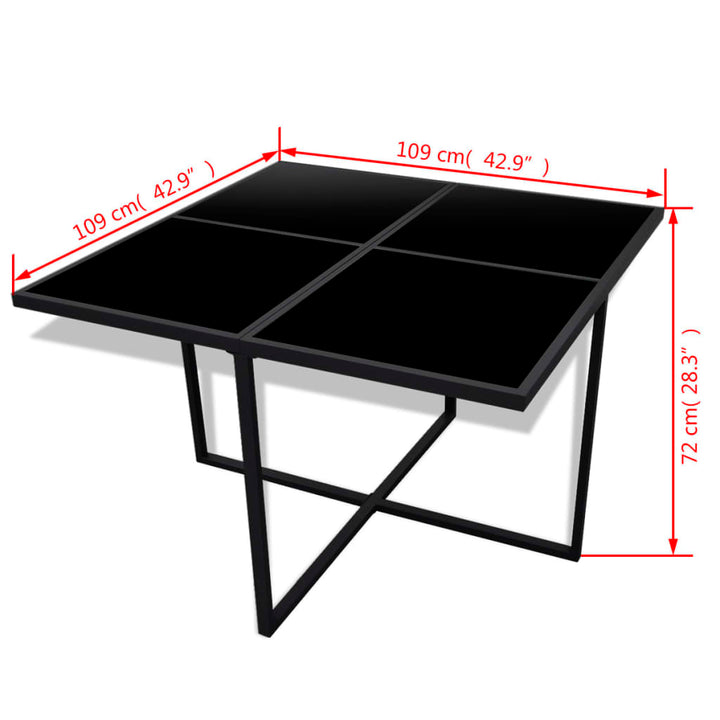 Set Mobilier De Exterior Cu Perne, 9 Piese, , Poliratan