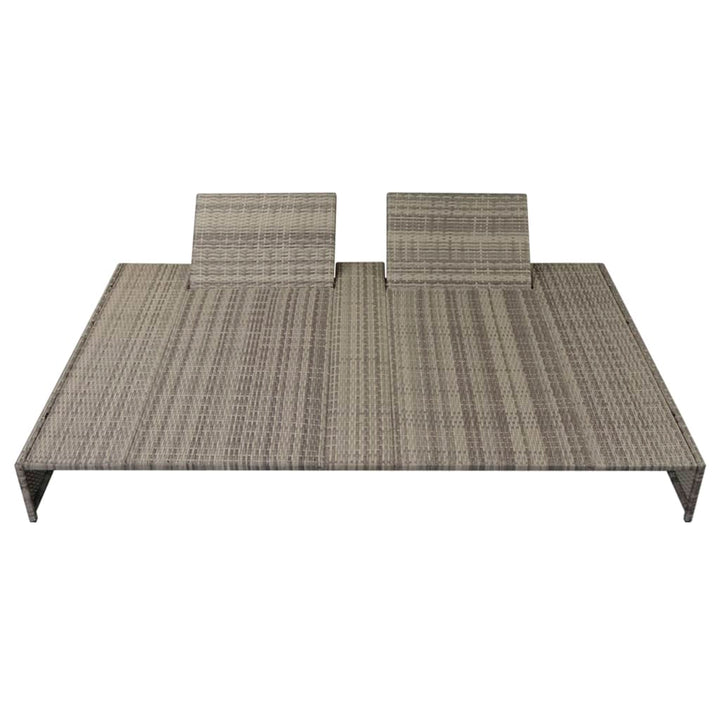 Set Mobilier De Grădină Cu Perne, 5 Piese, Gri, Poliratan