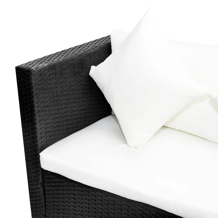 Set Mobilier De Grădină Cu Perne, 4 Piese, , Poliratan
