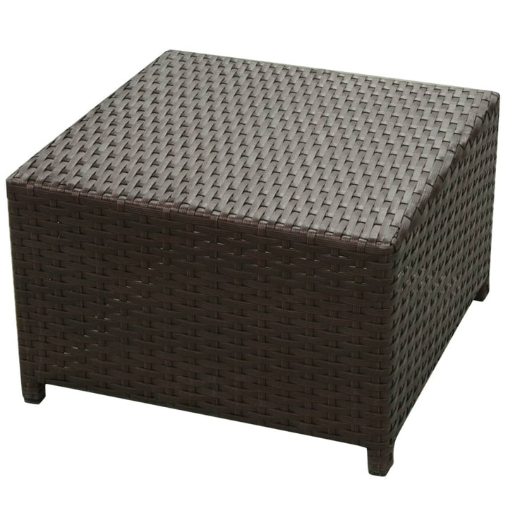 Set Mobilier De Grădină Cu Perne, 8 Piese, , Poliratan
