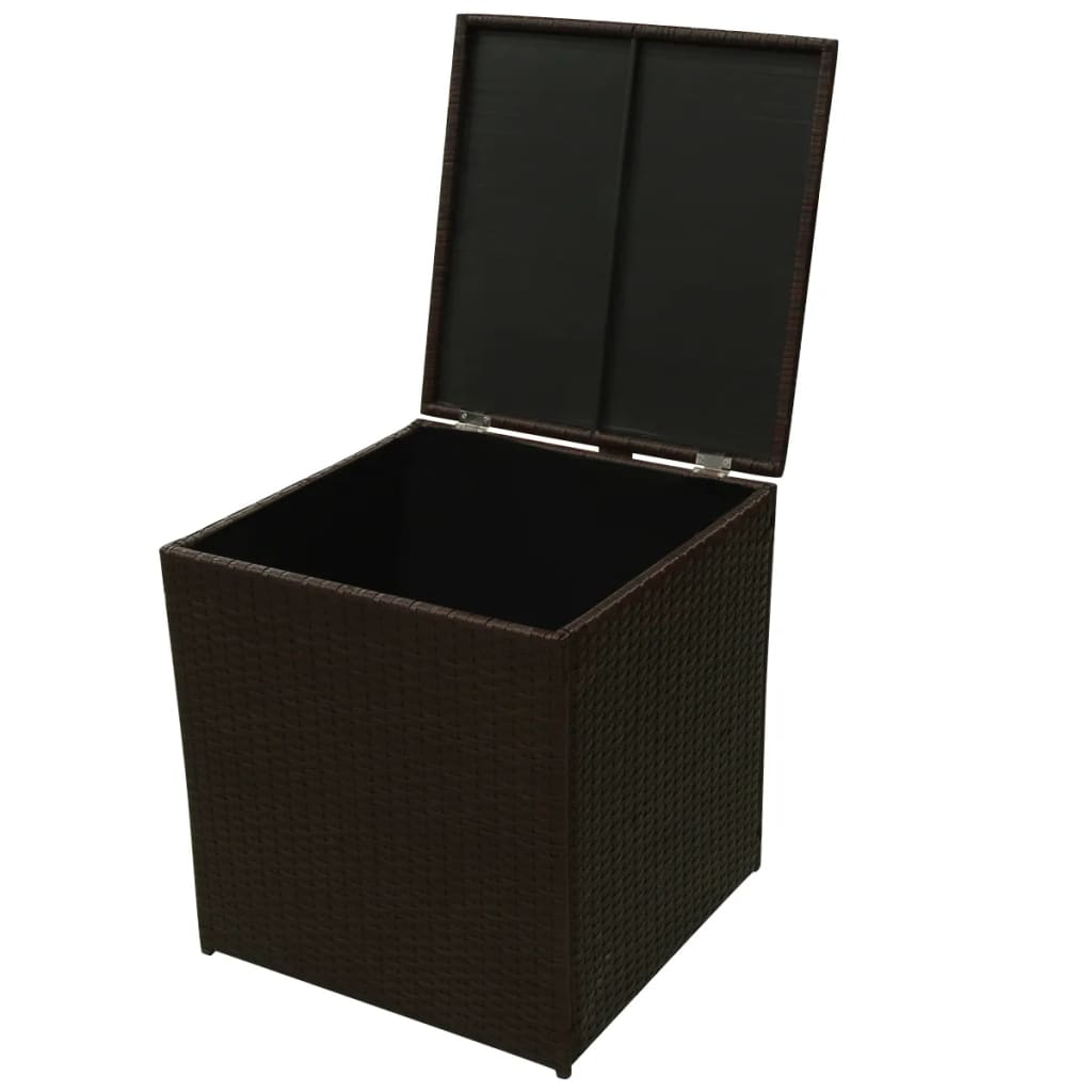 Set Mobilier De Grădină Cu Perne, 8 Piese, , Poliratan