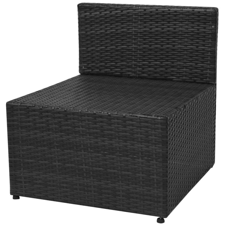Set Mobilier De Grădină Cu Perne, 5 Piese, , Poliratan