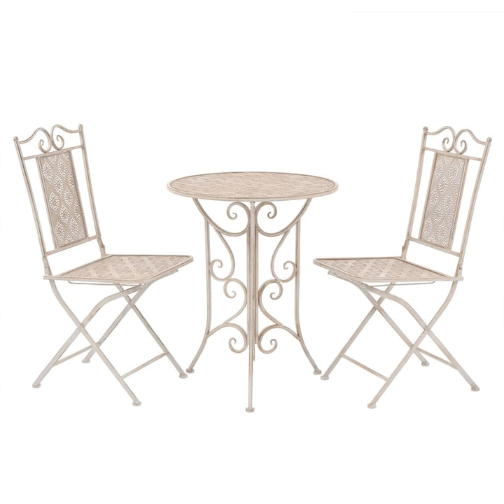 Set Mobilier Bistro, 3 Piese, , Oțel