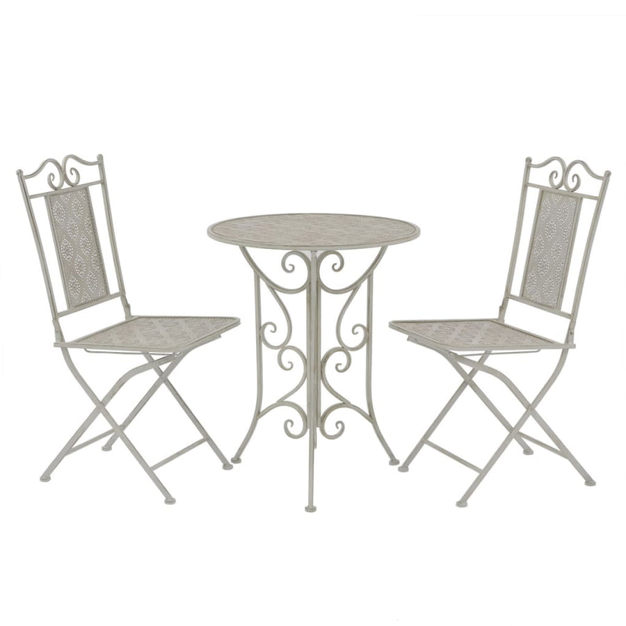 Set Mobilier Bistro, 3 Piese, , Oțel