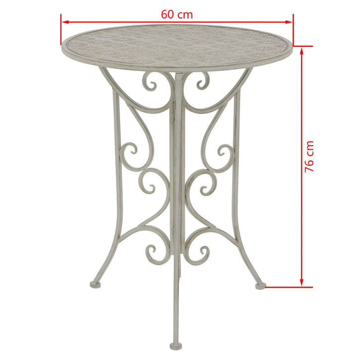 Set Mobilier Bistro, 3 Piese, , Oțel