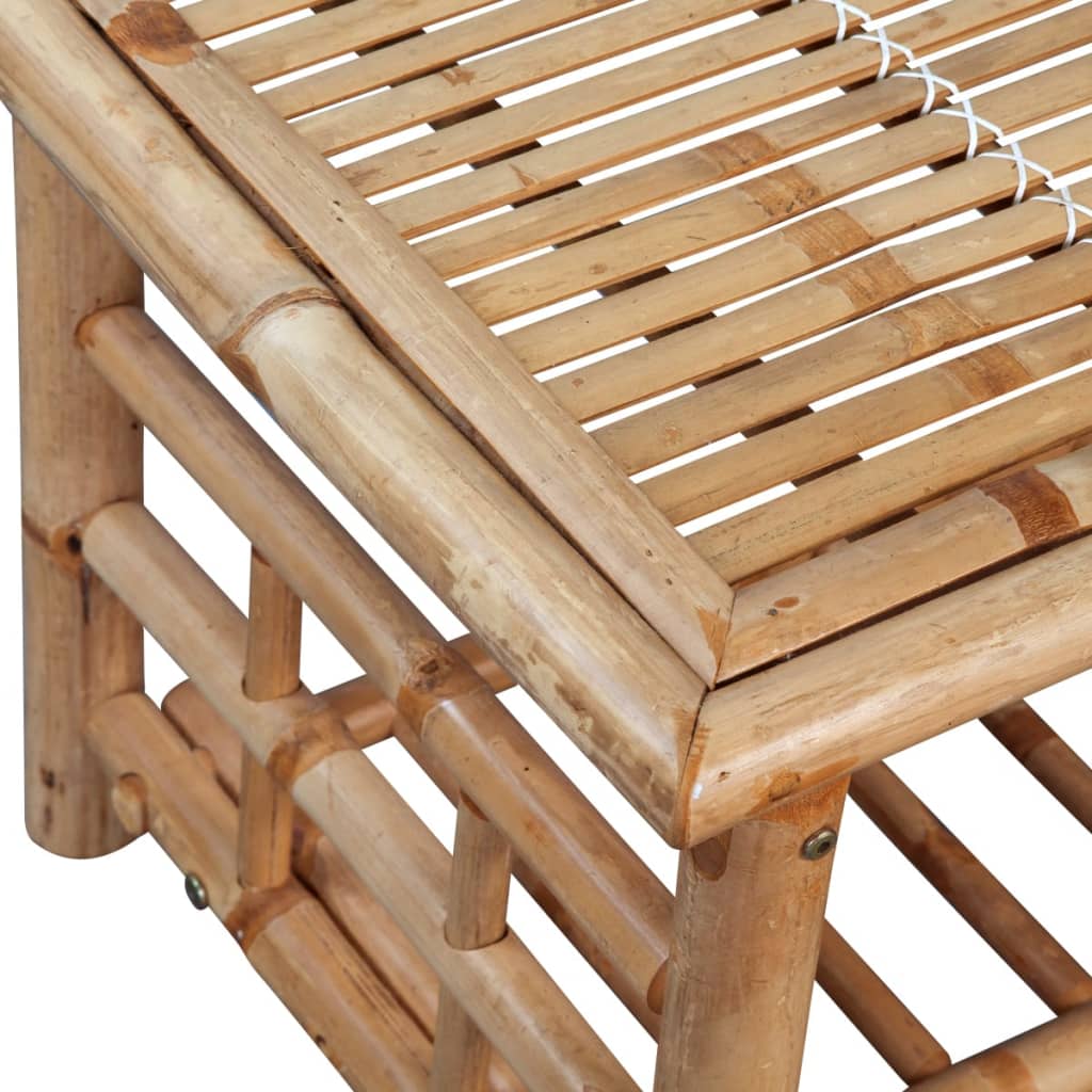 Set Mobilier De Grădină Cu Perne, 4 Piese, Bambus