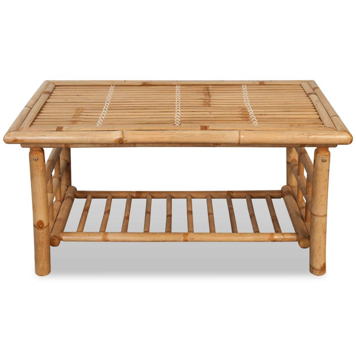 Set Mobilier De Grădină Cu Perne, 4 Piese, Bambus