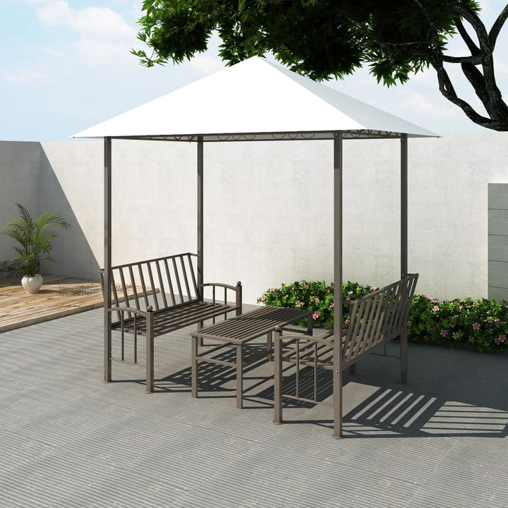 Pavilion De Grădină Cu Masă Și Bănci, , 2,5X1,5X2,4 M