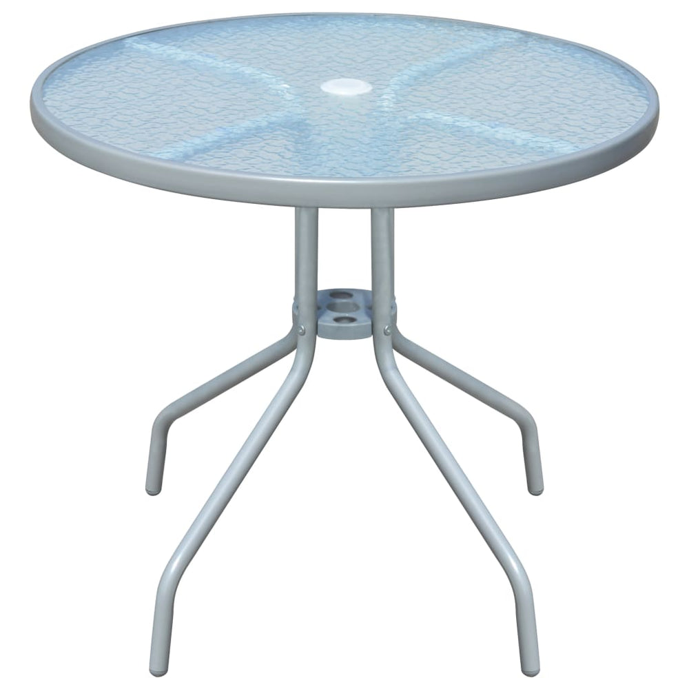 Set Mobilier De Exterior, 5 Piese, Negru, Oțel