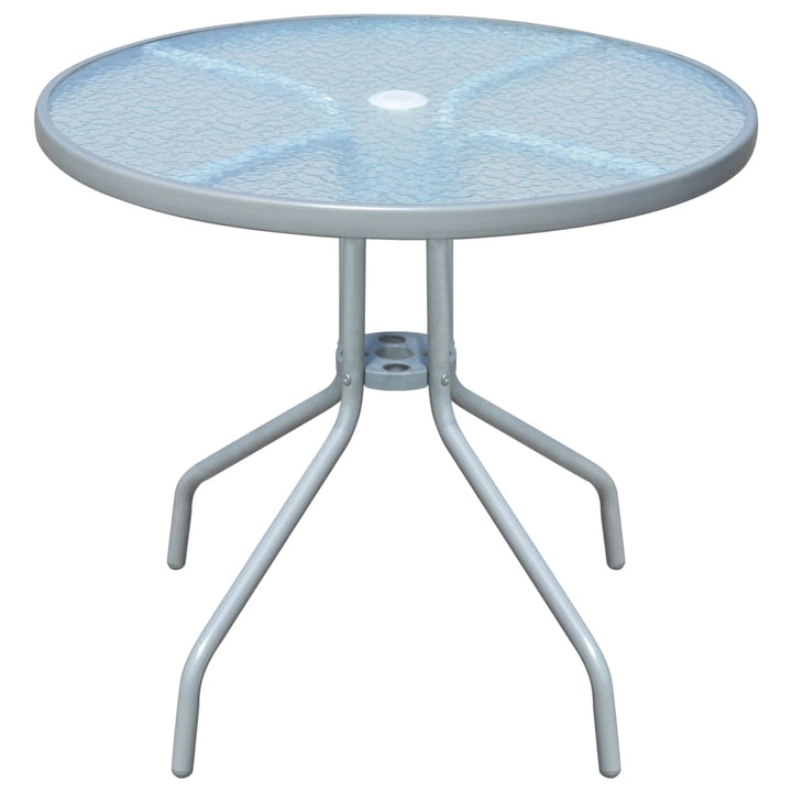 Set Mobilier De Exterior, 5 Piese, Negru, Oțel