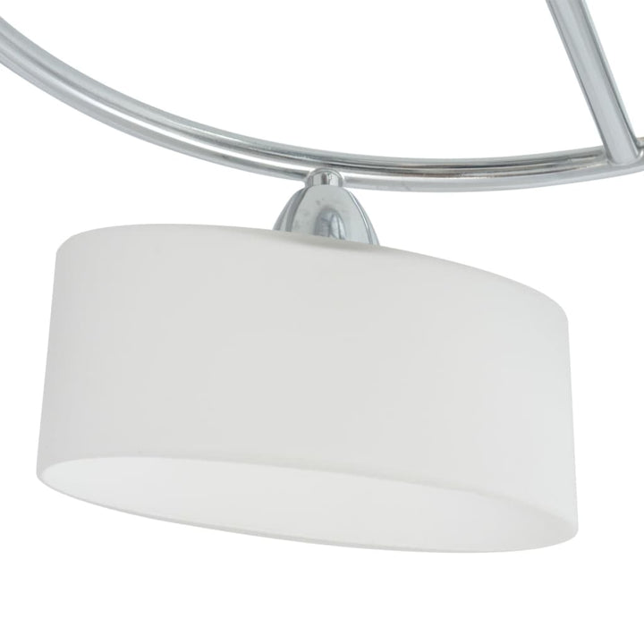 Lustră Cu Abajururi Din Sticlă Elipsoide, 5 Becuri E14, 200 W