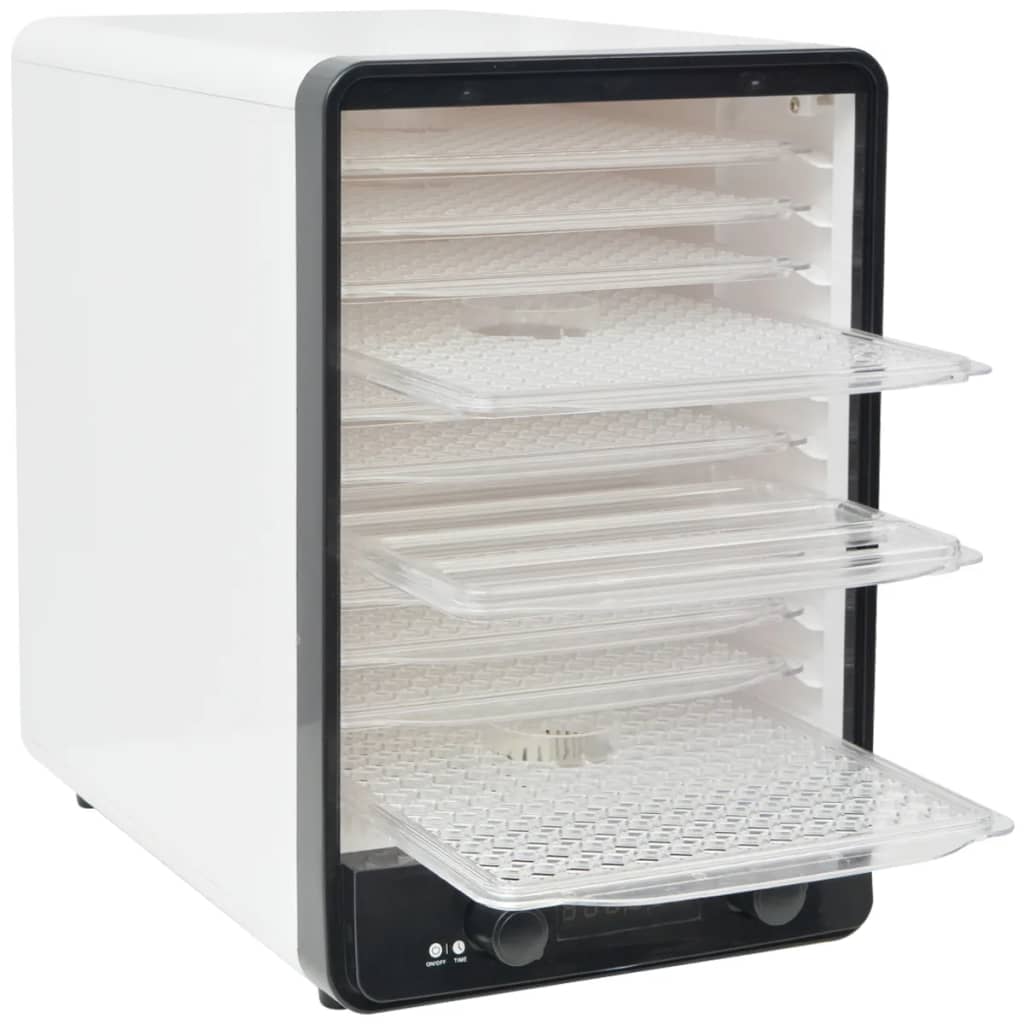 Deshidrator De Alimente Cu 10 Tăvi, 550 W, Alb