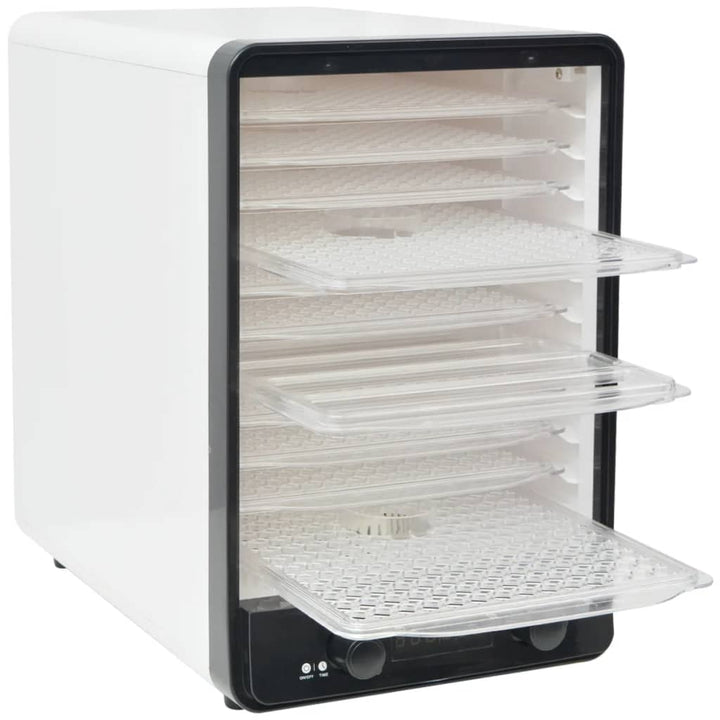 Deshidrator De Alimente Cu 10 Tăvi, 550 W, Alb