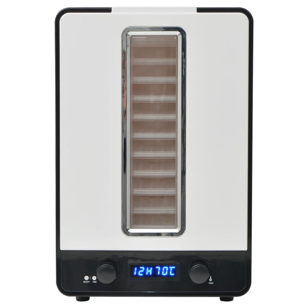 Deshidrator De Alimente Cu 10 Tăvi, 550 W, Alb