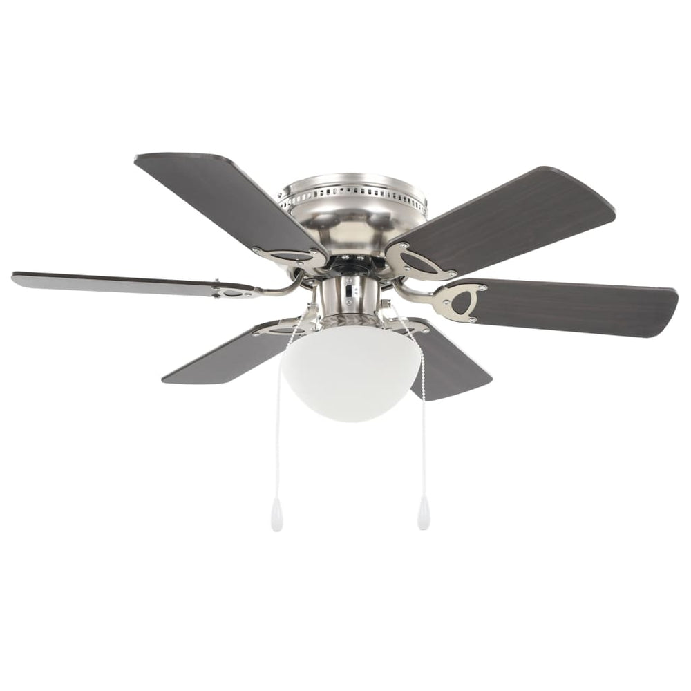 Ventilator Tavan Decorativ Cu Iluminare, 82 Cm,