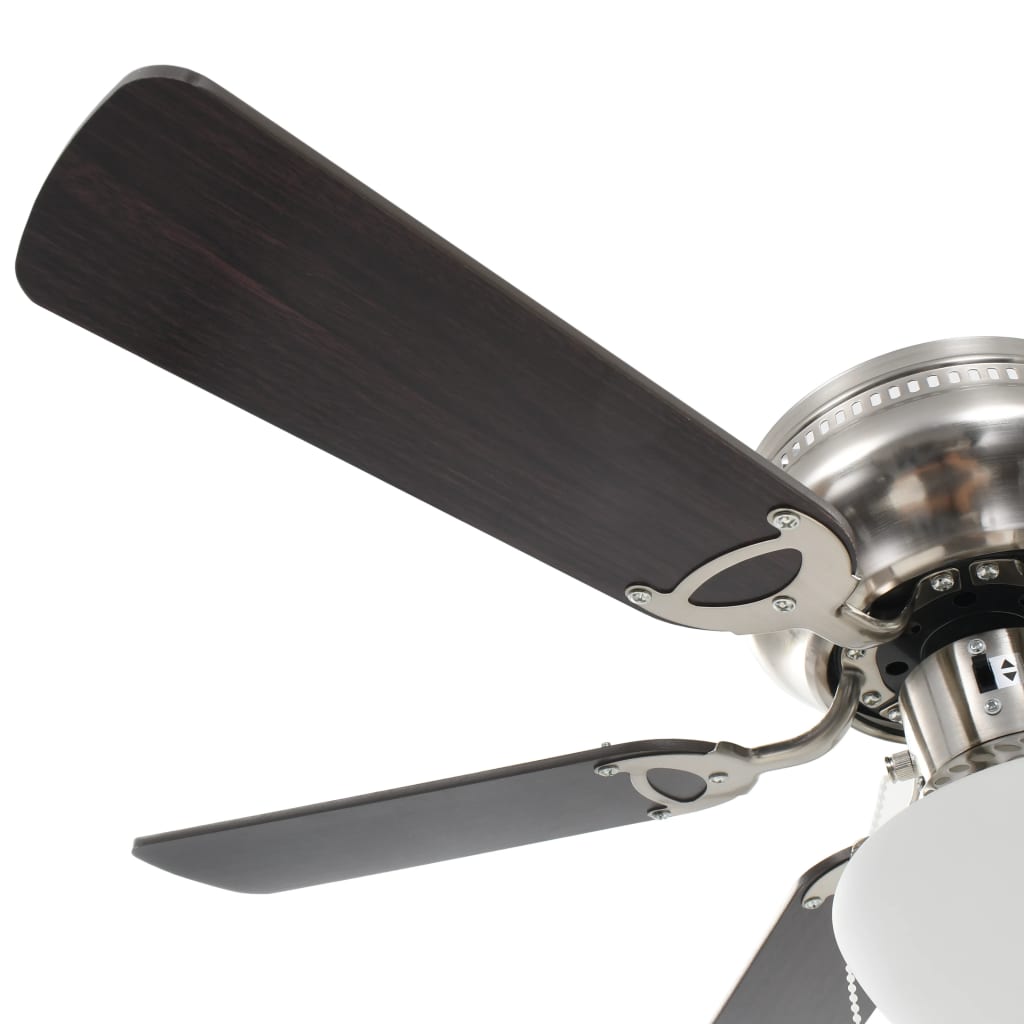 Ventilator Tavan Decorativ Cu Iluminare, 82 Cm,