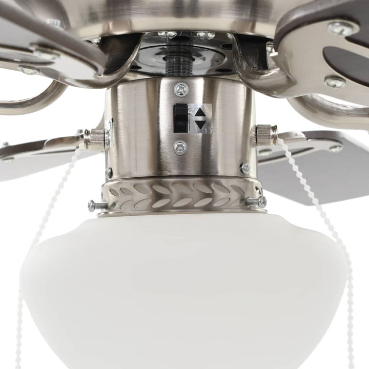Ventilator Tavan Decorativ Cu Iluminare, 82 Cm,