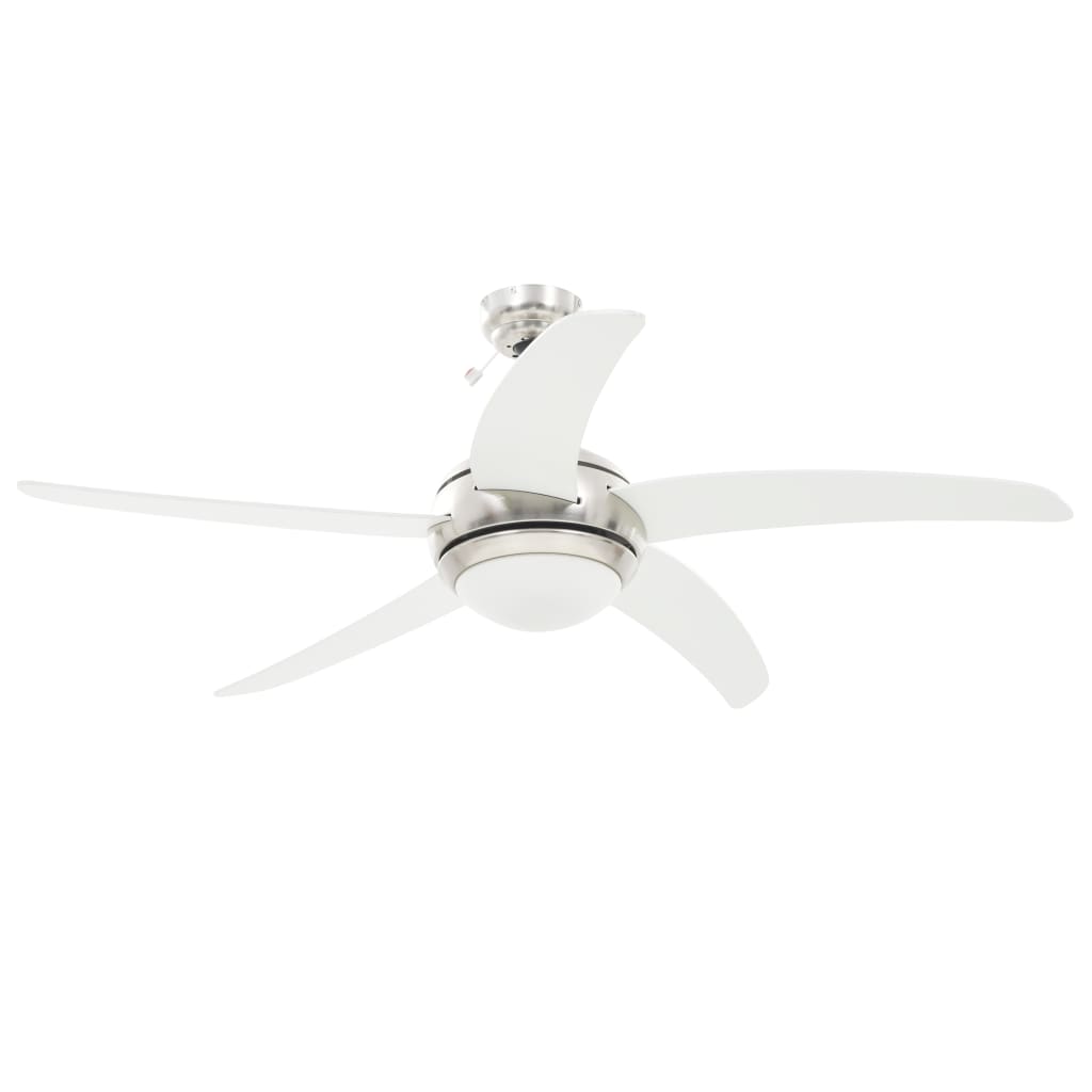 Ventilator Tavan Decorativ Cu Iluminare, 128 Cm,