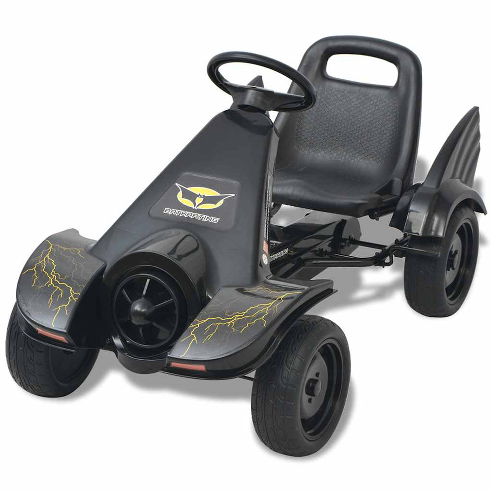 Mașinuță Kart Cu Șezut Reglabil Neagră