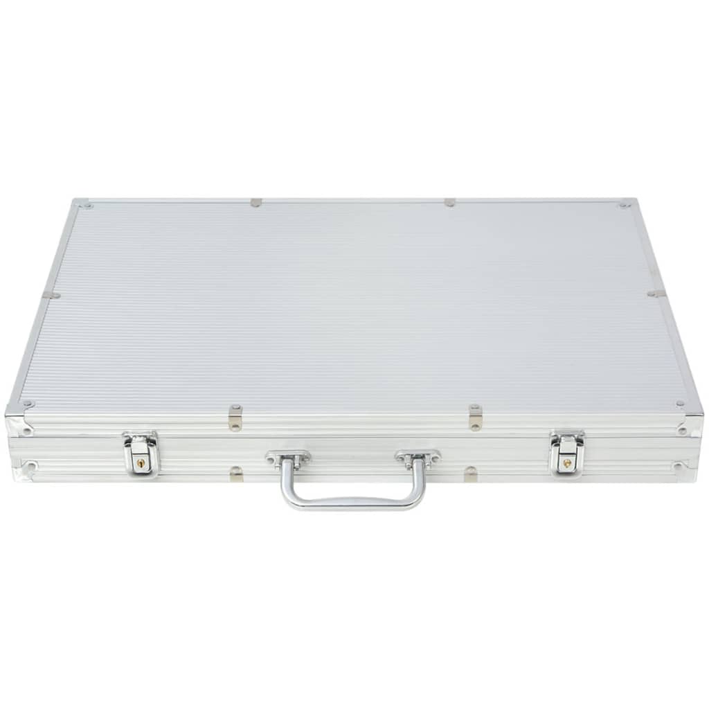 Set De Poker Cu 1000 De Jetoane Cu Laser Din Aluminiu