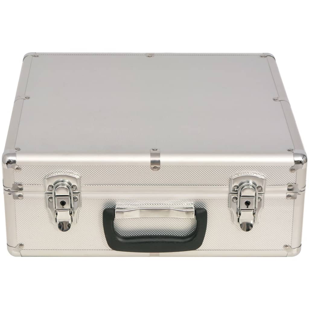 Set De Poker/Blackjack Cu 600 De Jetoane Cu Laser Din Aluminiu
