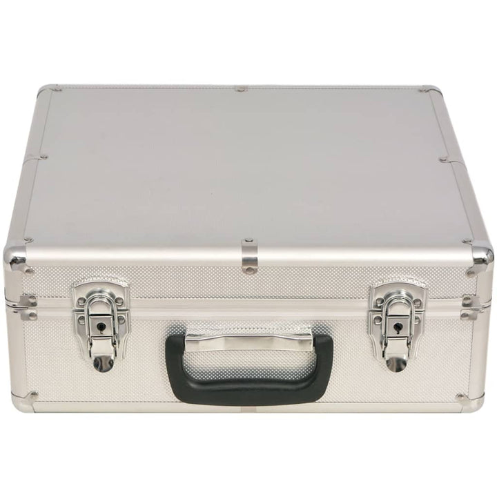 Set De Poker/Blackjack Cu 600 De Jetoane Cu Laser Din Aluminiu