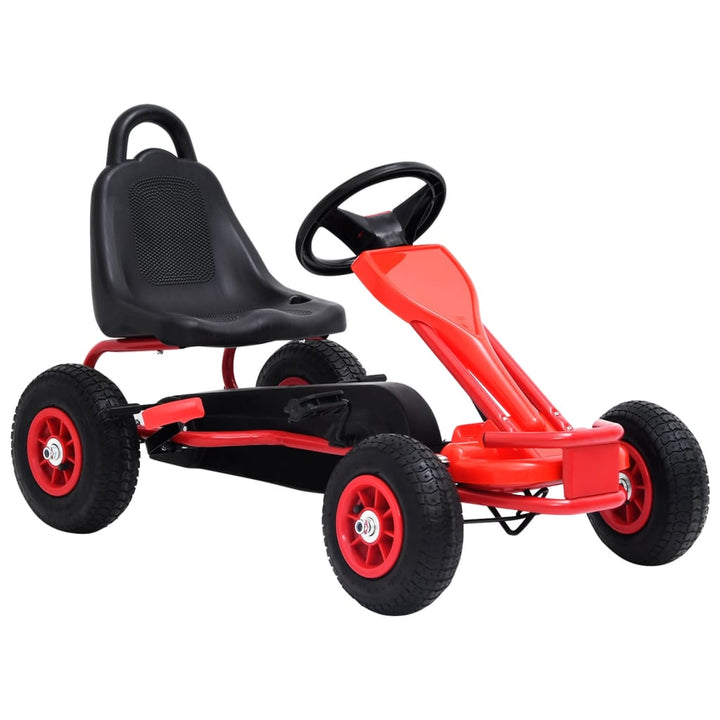 Mașinuță Kart Cu Pedale Și Roți Pneumatice,