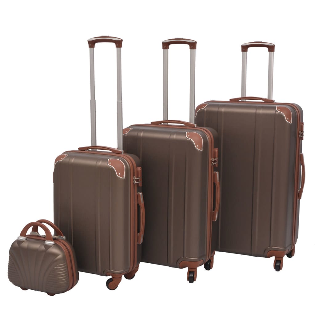 Set De Valize Carcasă Tare, , 4 Buc.