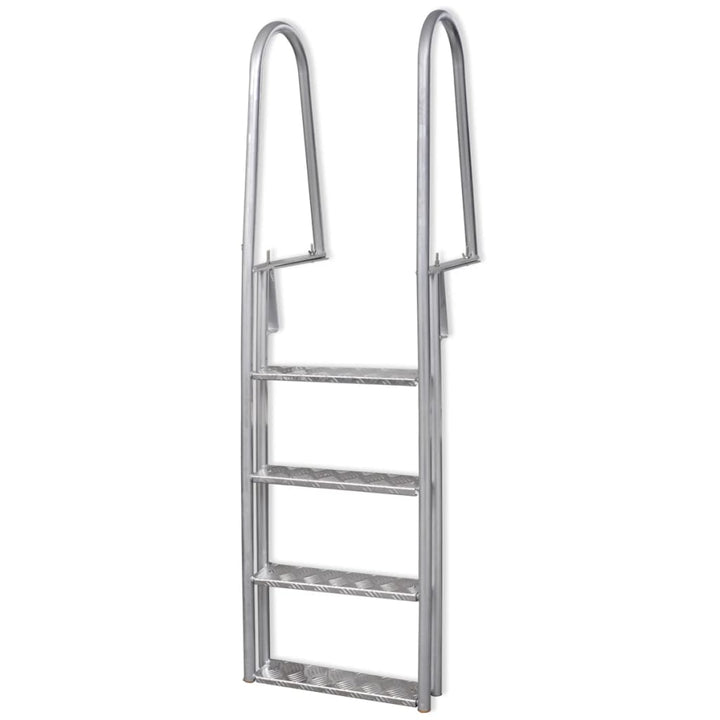 Scară Amdocare/Piscină Cu 4 Trepte, Aluminiu, 167 Cm