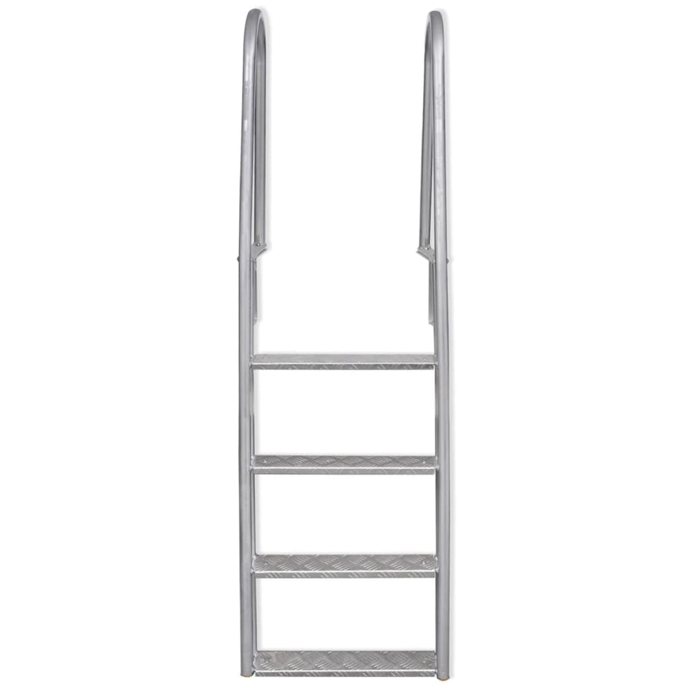 Scară Amdocare/Piscină Cu 4 Trepte, Aluminiu, 167 Cm