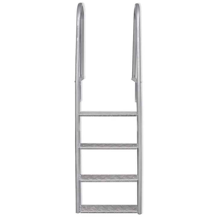 Scară Amdocare/Piscină Cu 4 Trepte, Aluminiu, 167 Cm