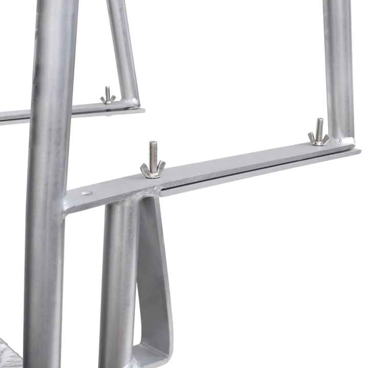 Scară Amdocare/Piscină Cu 4 Trepte, Aluminiu, 167 Cm