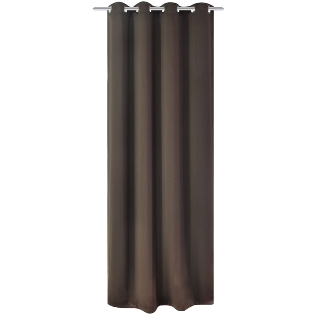 Draperii Opace Cu Inele Metalice, 2 Buc., ,