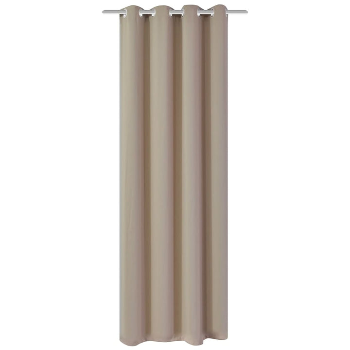 Draperii Opace Cu Inele Metalice, 2 Buc., ,