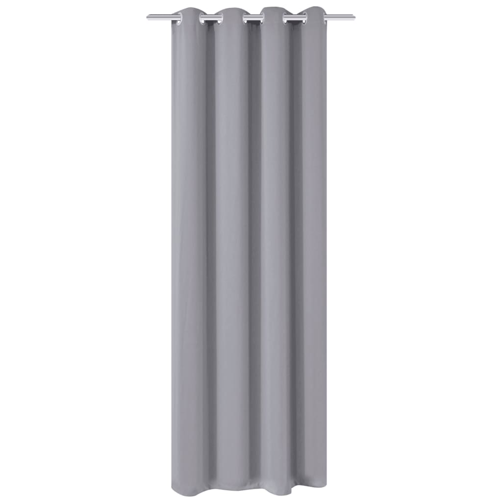Draperii Opace Cu Inele Metalice, 2 Buc., ,