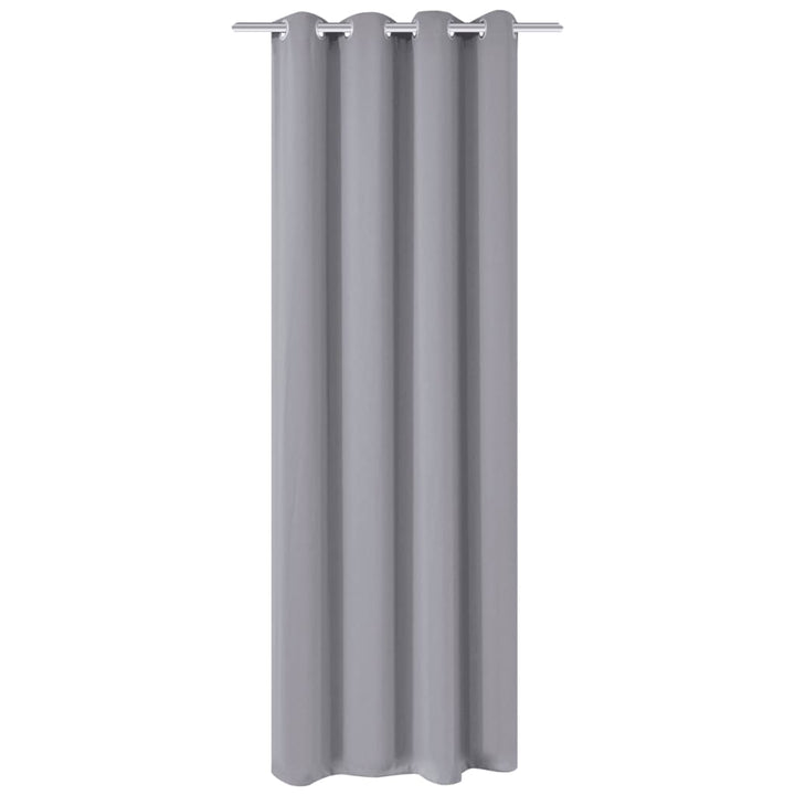 Draperii Opace Cu Inele Metalice, 2 Buc., ,