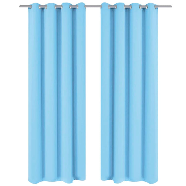 Draperii Opace Cu Inele Metalice, 2 Buc., ,