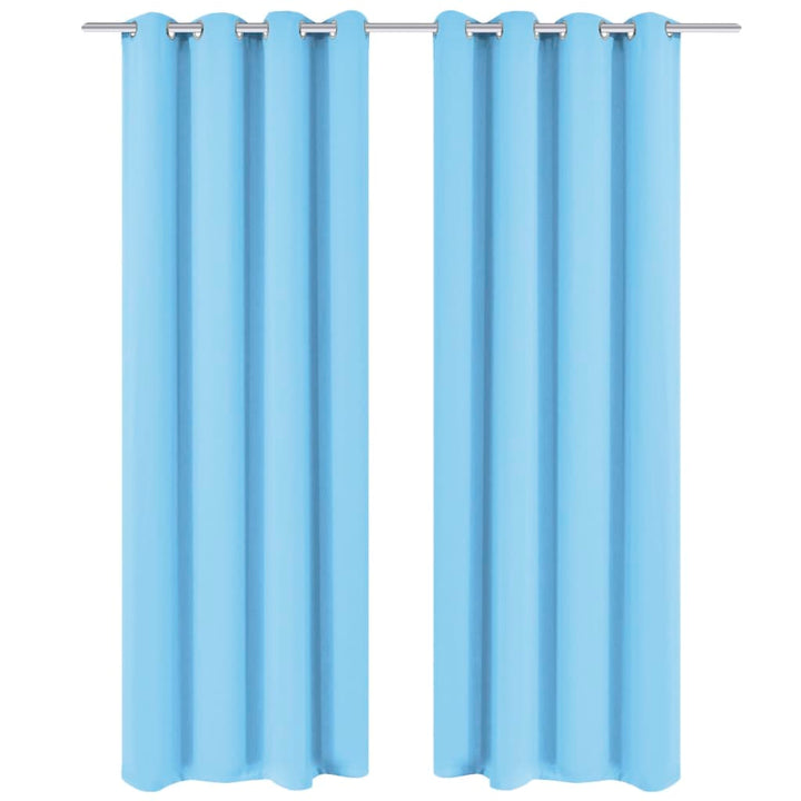 Draperii Opace Cu Inele Metalice, 2 Buc., ,