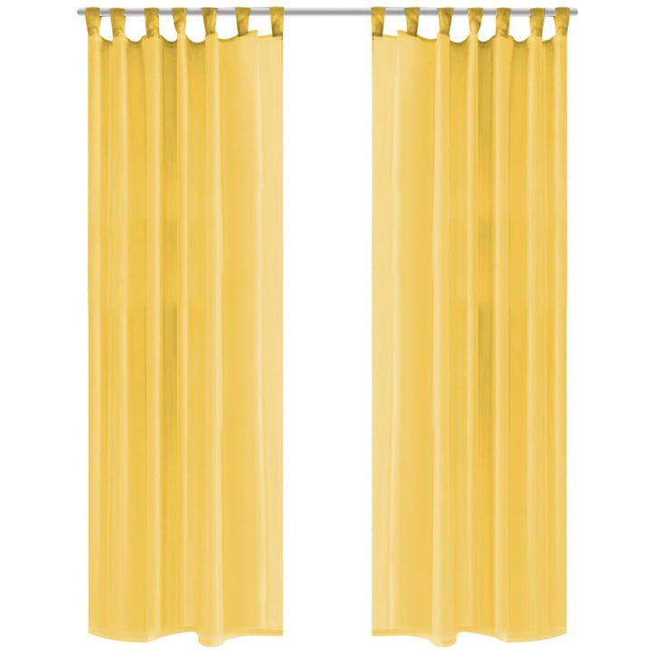 Perdea Transparentă, 2 Buc., , Măr
