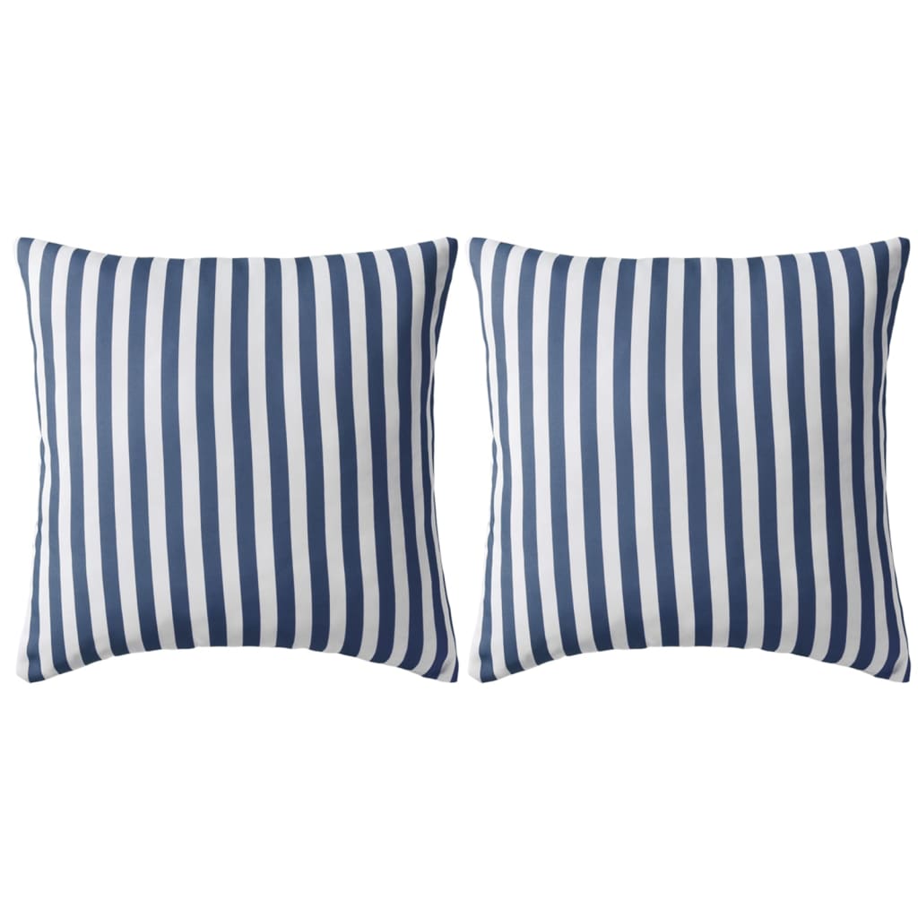 Perne De Exterior, 2 Buc., Imprimeu Dungi, , Bleumarin