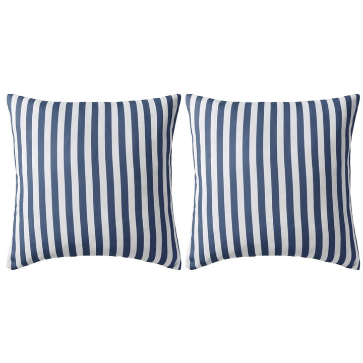Perne De Exterior, 2 Buc., Imprimeu Dungi, , Bleumarin