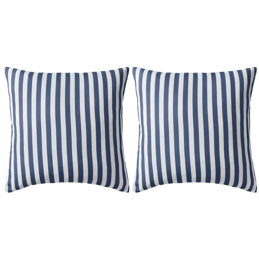 Perne De Exterior, 2 Buc., Imprimeu Dungi, , Bleumarin