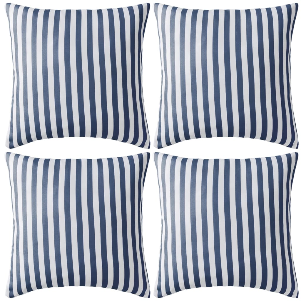 Perne De Exterior, 2 Buc., Imprimeu Dungi, , Bleumarin